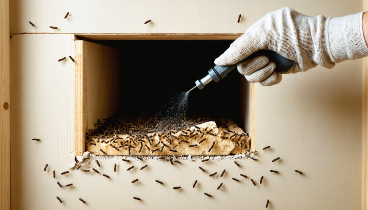 découvrez des méthodes efficaces pour éliminer un nid de fourmis caché dans vos murs et protéger votre maison contre ces nuisibles.