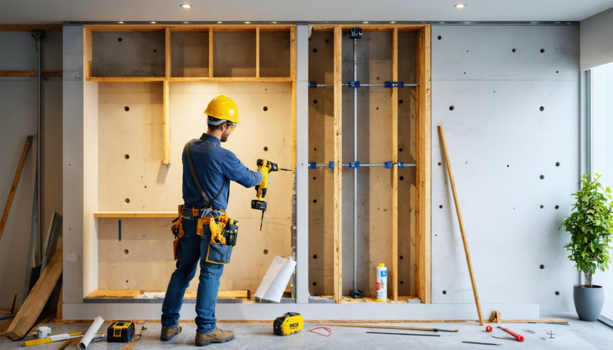découvrez les précautions et méthodes essentielles pour percer un mur porteur en toute sécurité afin d'installer une étagère sans risque pour la structure de votre habitation.