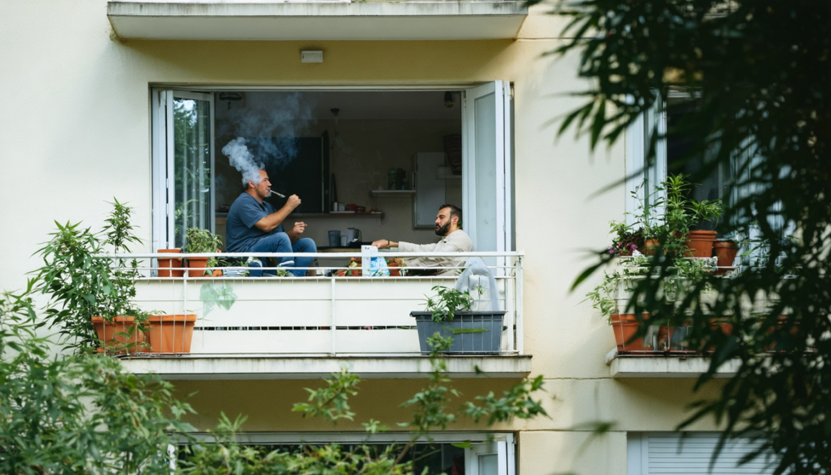 découvrez les solutions efficaces face à un voisin qui fume du cannabis sur son balcon et comment préserver votre confort et votre cadre de vie.
