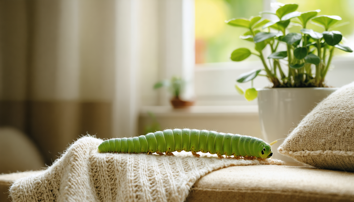découvrez si la petite chenille à la maison est une menace pour vos textiles ou une exploratrice inoffensive venue du jardin.