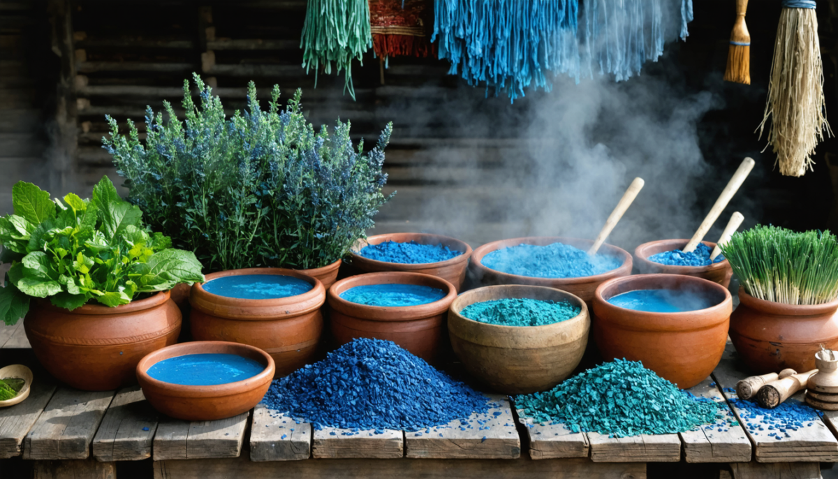 découvrez notre guide complet sur la teinture bleue naturelle : recettes authentiques, plantes traditionnelles et méthodes anciennes pour des couleurs durables et écologiques.