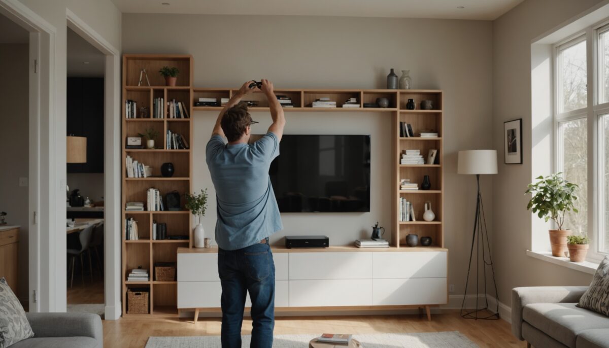 Les meilleures techniques pour combler l’espace entre le receveur et le mur