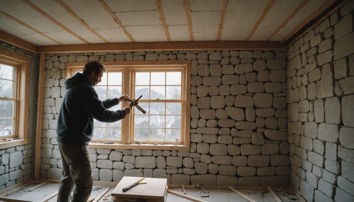 Habiller un mur en pierre intérieure : solutions d'isolation, pose de Placoplatre et contrôle de l'humidité