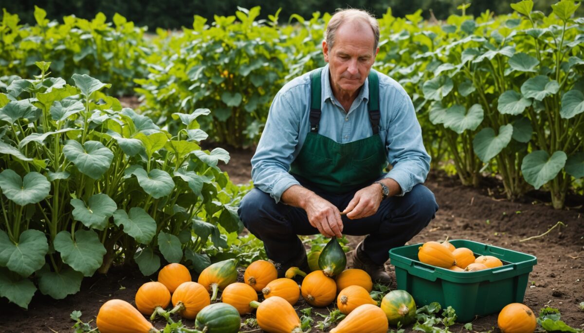 Quelle quantité de courges butternut peut-on récolter par pied ?
