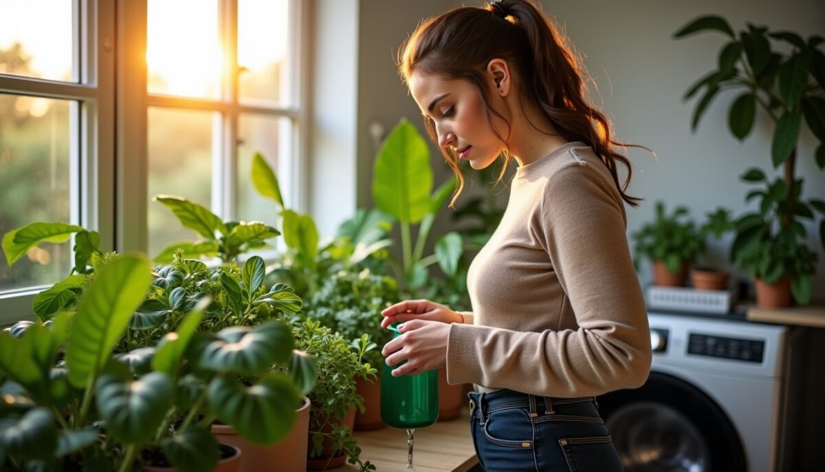 Arroser ses plantes avec l'eau du sèche-linge : bonne ou mauvaise idée ?