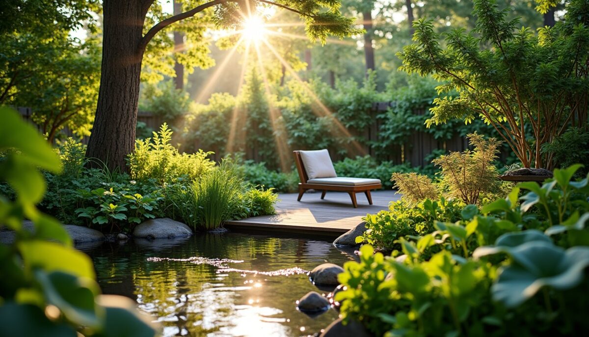 : Concevez votre oasis bien-être avec un jardin thérapeutique biophilique chez vous