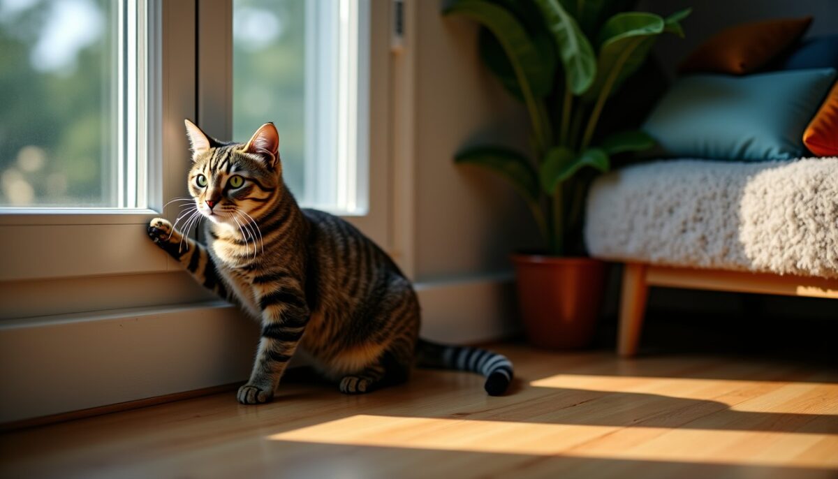 Comprendre pourquoi votre chat gratte les murs la nuit et les astuces pour y mettre fin