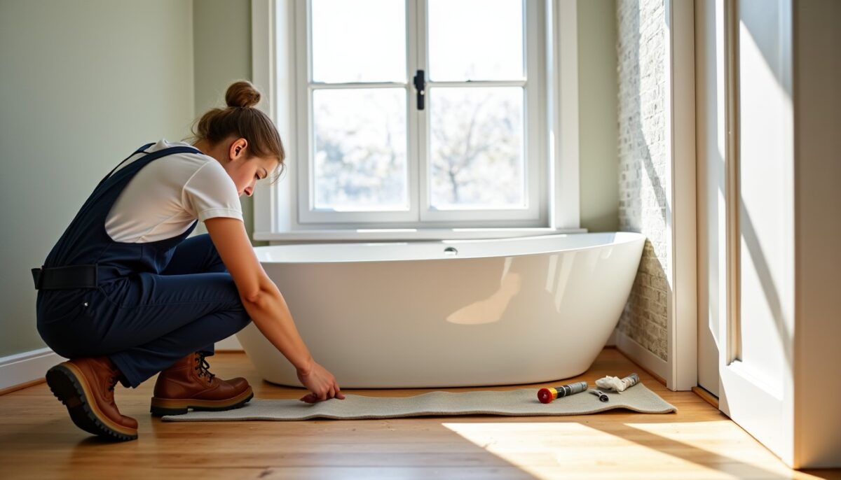 Installer une baignoire sur un plancher en bois : précautions et conseils pour éviter tout risque