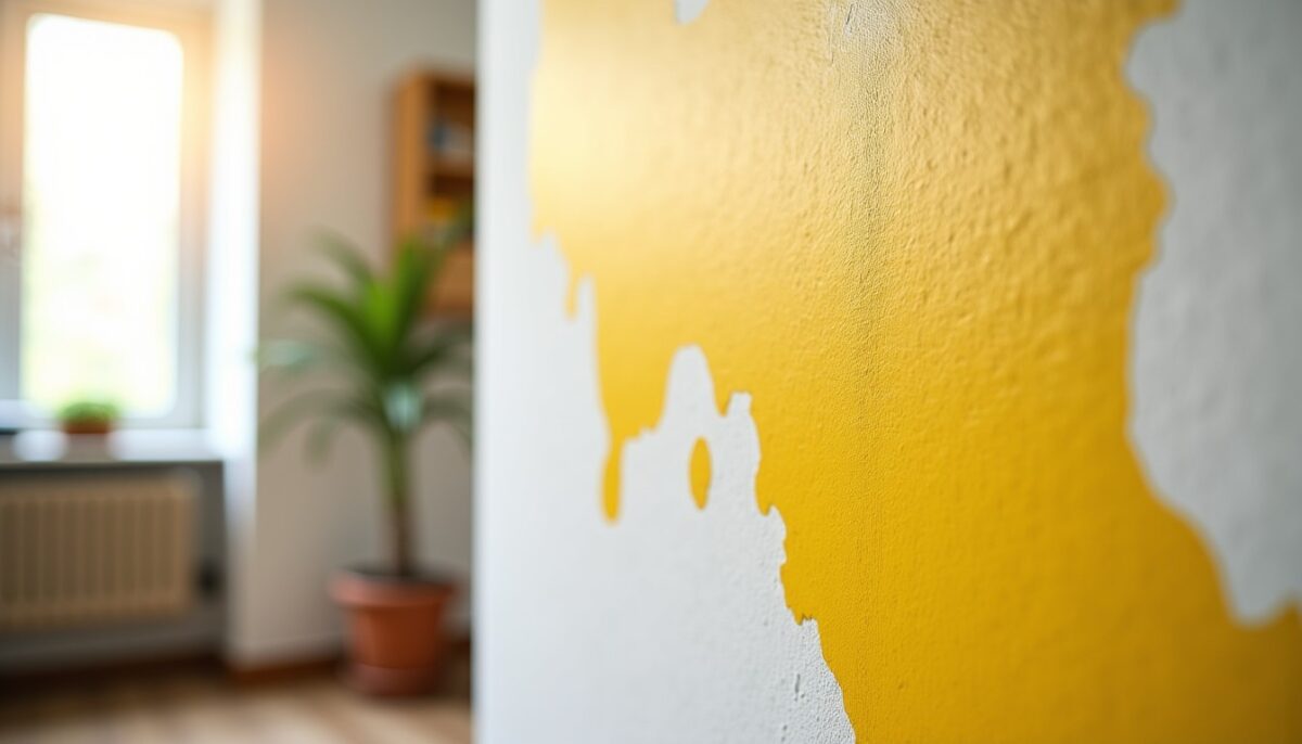 Taches jaunes sur murs en plâtre : comprendre leur origine et méthodes efficaces pour les faire disparaître