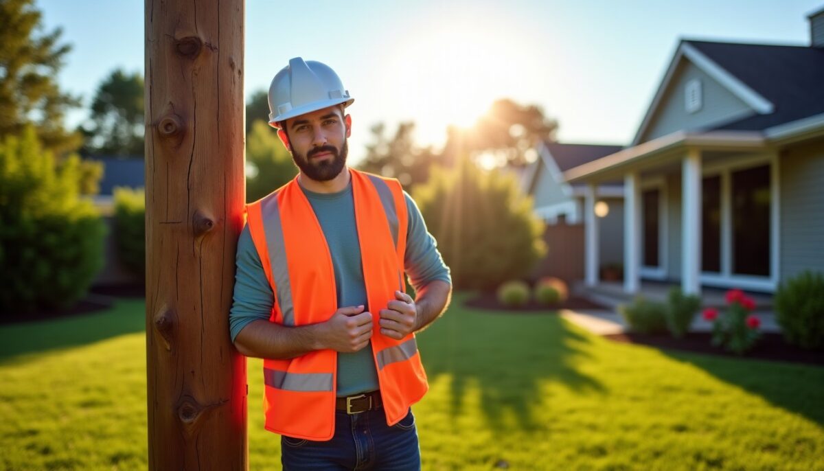 Installer un poteau de fibre optique sur un terrain privé : ce que vous devez savoir sur vos droits et obligations