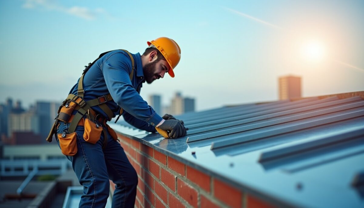 Guide pratique : Installer une rive contre mur sur une toiture en bac acier